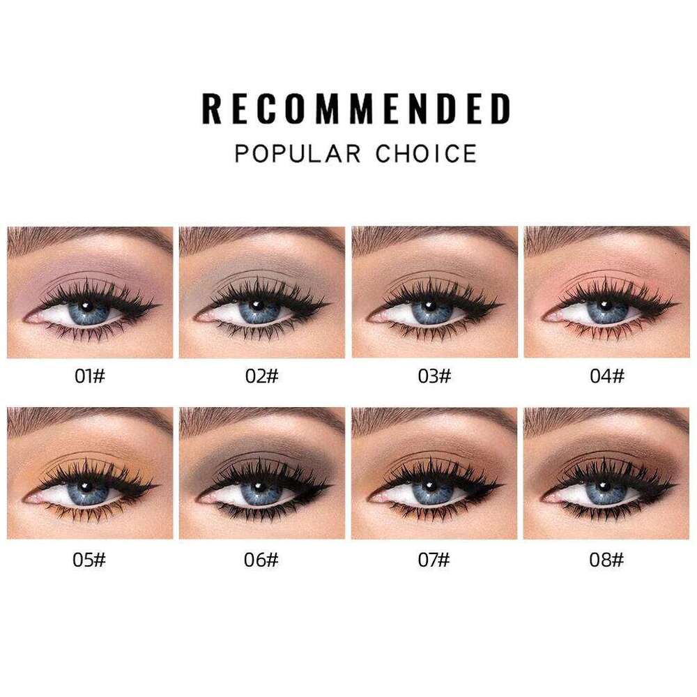 QIBEST 8 Color Matte Liquid Stick Waterproof Long-Lasting Metallic Pigment Easy To Makeup Professional Eyeshadow Blush X250724