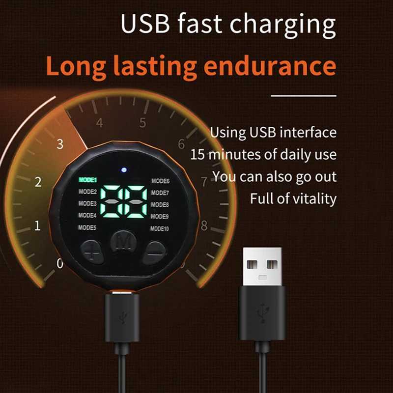 120Cm Smart EMS Muscle Stimulator Slimming Belt Abdominal Muscle Toner Body Shaping Weight Loss Fitness Equipment W250724