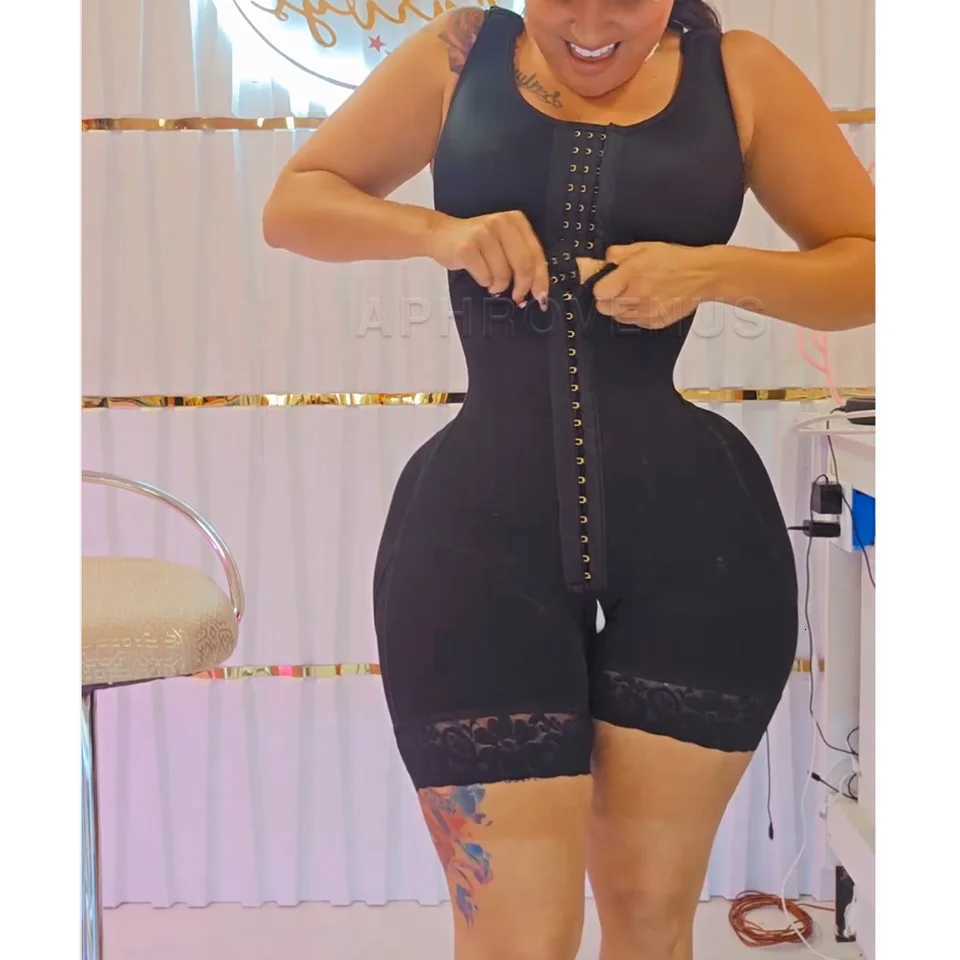 Colombian Shapewear Full Body High Compression Shaping Underwear with Bones One-piece Shapewear Women Slimming Body Shaper W250724