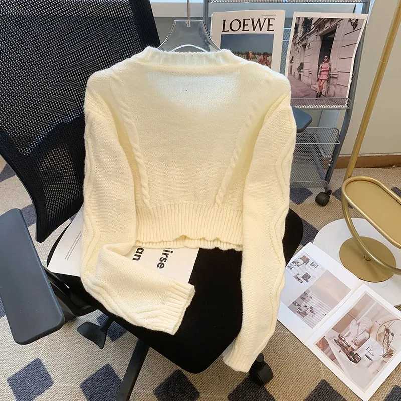 2024 New Korean Fashion Cherry Designer Knitted Sweater Cardigans for Women Streetwear Ladies Tops Autumn X250724