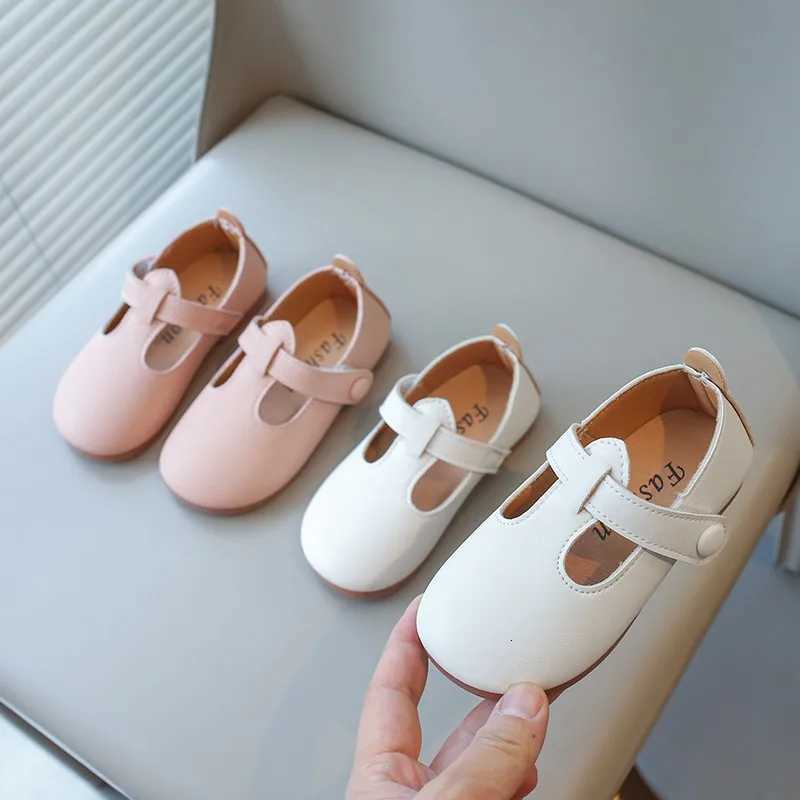 Toddler Girls Leather Shoes Princess Sweet Simple Classic Kids Leather Flats for Medium Girl Children Dress Shoes for Wedding XJ250724