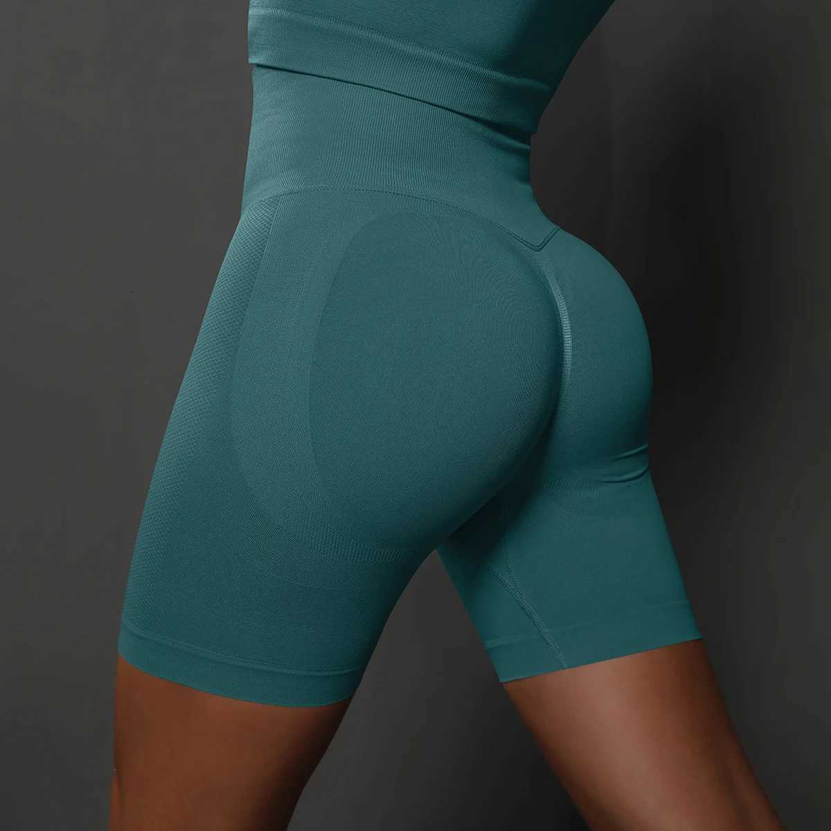 Women Shorts Yoga Fitness Shorts Running Cycling Shorts Breathable Sports Leggings Seamless High Waist Summer Workout Gym Shorts XJ250724