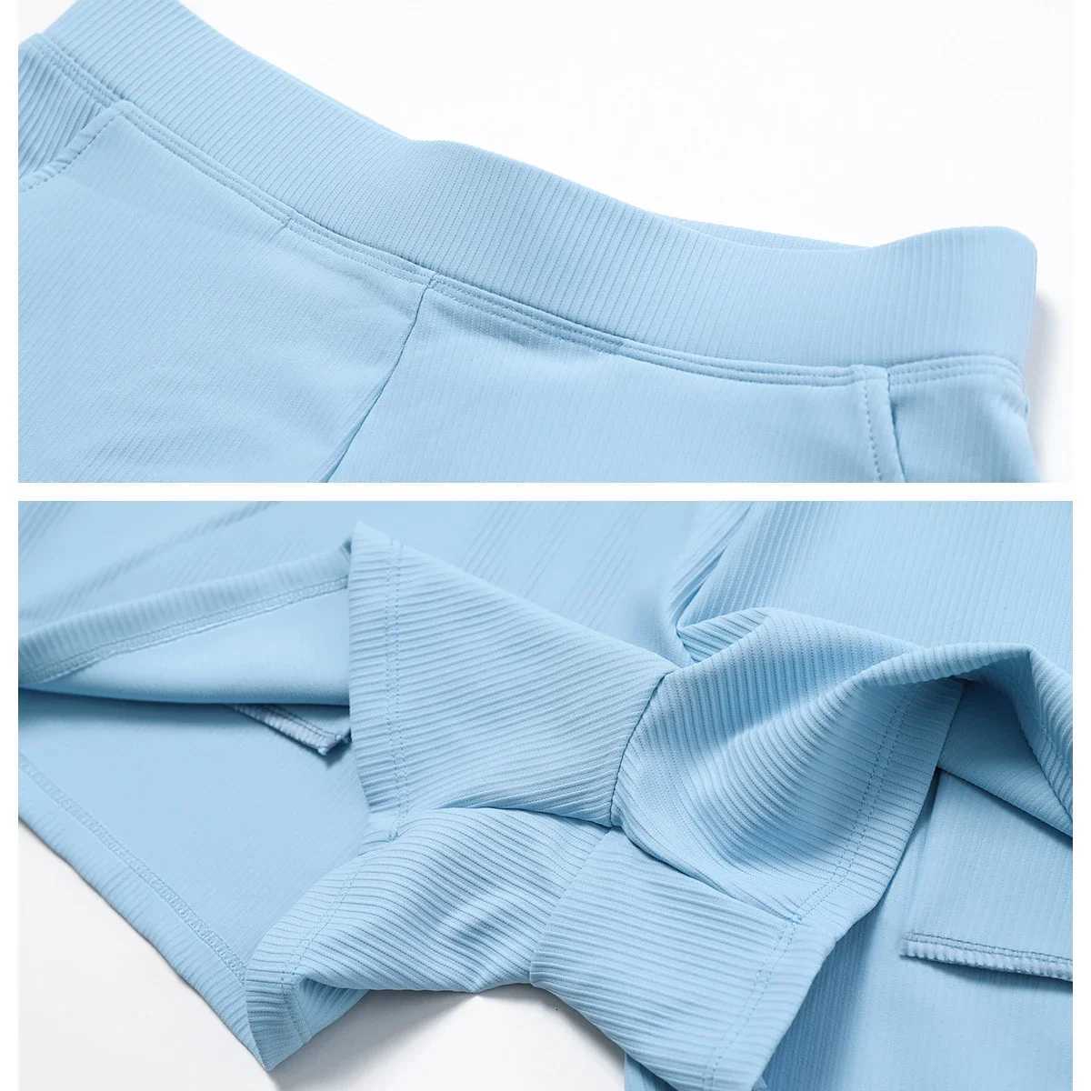 Sportswear Woman Gym Rib Loose Casual Sports Short Gym Woman Quick Drying Running Exercising Fitness Fitting Pocket Yoga Shorts XJ250724