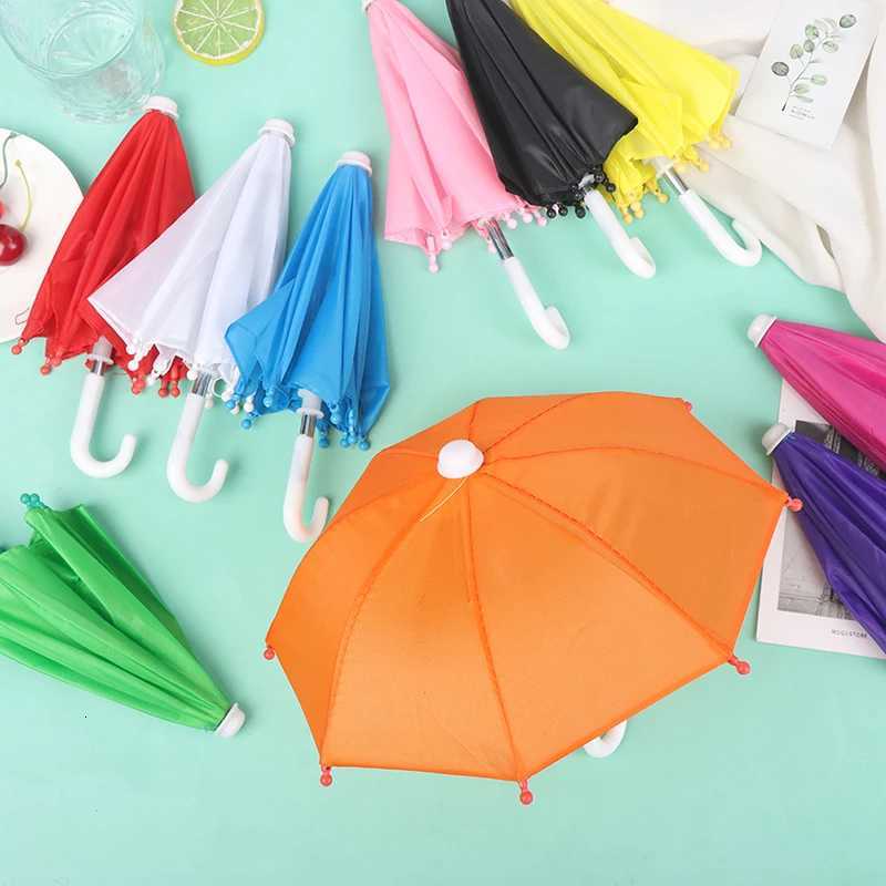 1Pc Baby Doll Rain Gear Toy Umbrella Mini Umbrella Doll Accessories Children Multicolor Toy Clothing Decoration R250724