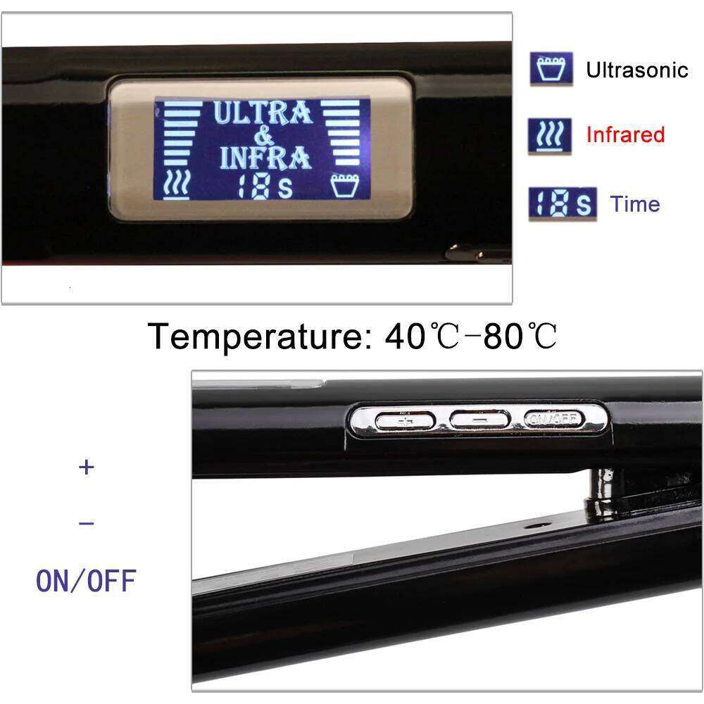 Care Iron Infrared Ultrasonic Cold Keratin Treatment Argan Oil Smooth Hair Flat Irons Recover Damaged Tool Dual Voltage