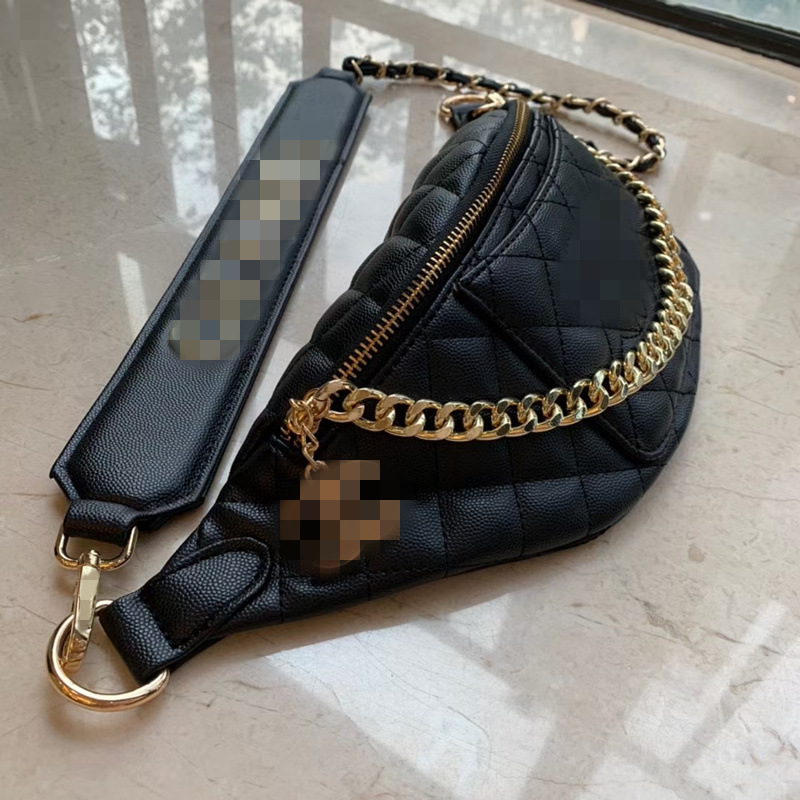 Counter Luxury Brand Vip Points Redemption Item Diamon-patterned Vintage Gabrielle Chest Zipper Waist Bag