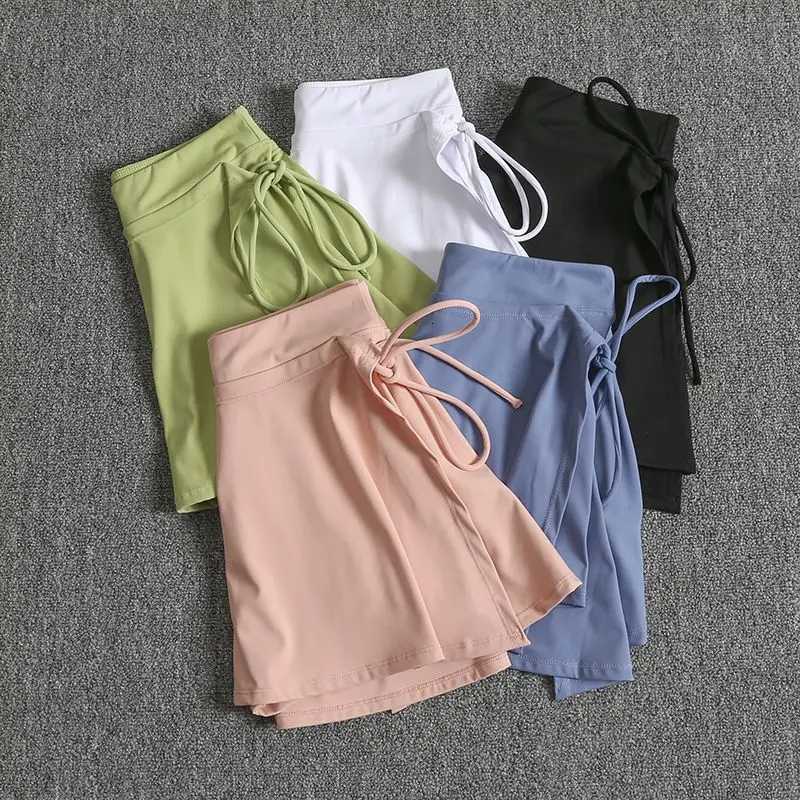 Tennis Skirt Sports Skirt WOMENS Summer Hip-covering Anti-glare Mask Skirt Running Training Quick-drying Leisure Fitness Short XJ250724