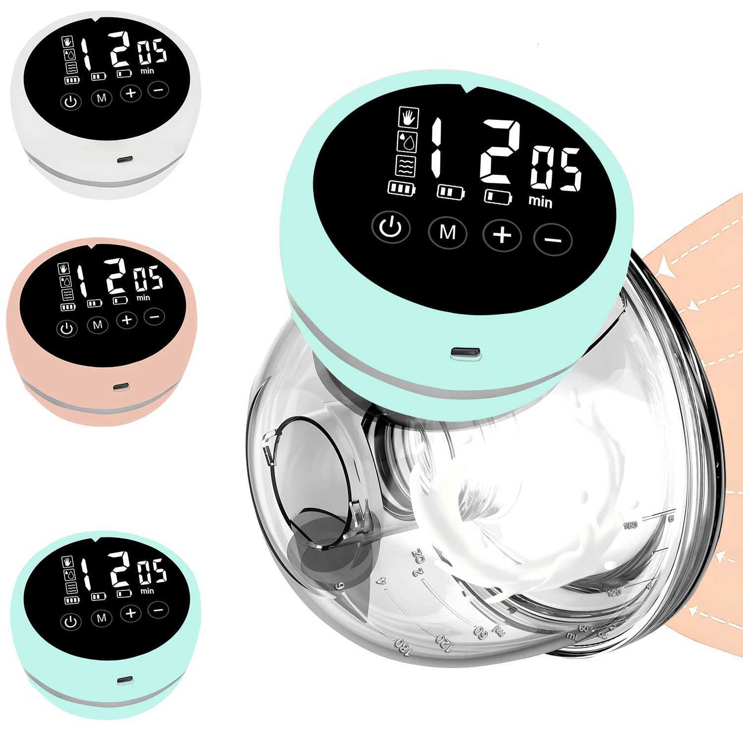 3-Mode Smart USB Charge Wearable Electric Breast Pump Milk Collectors Portable Breast Milk Pump Machine X250724