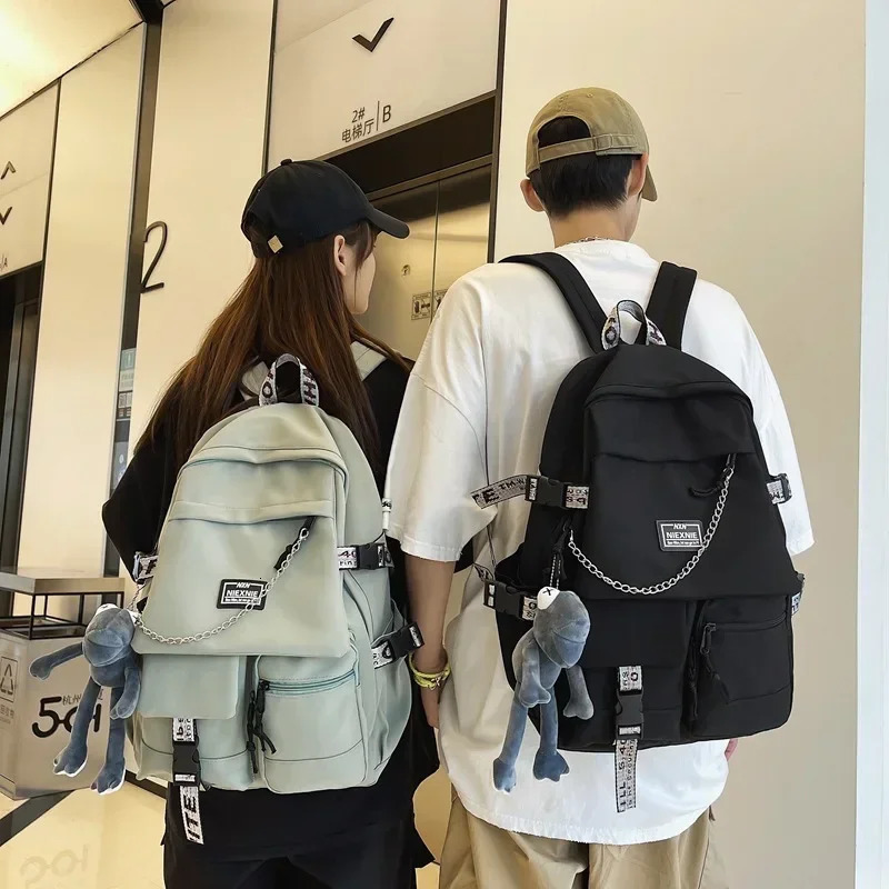 Fashion Schoolbag Female Student Backpack Large Capacity Fashion Backpack Computer Bag Femal School Backpack Travel Bag 250723