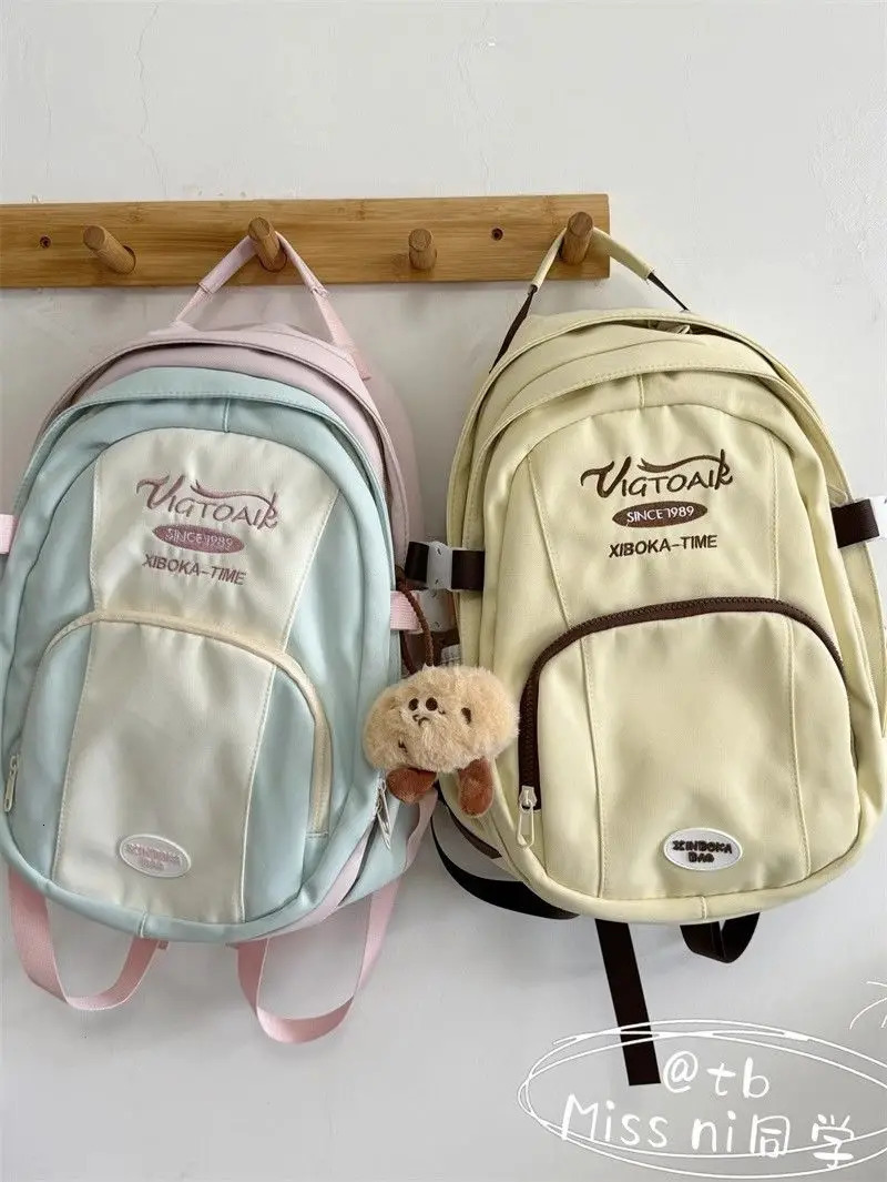 Japanese Backpack for Women Ins Large Capacity Teenage Student Campus Backpack Casual Travel Shoulder Bag Mochila Femenina 250723