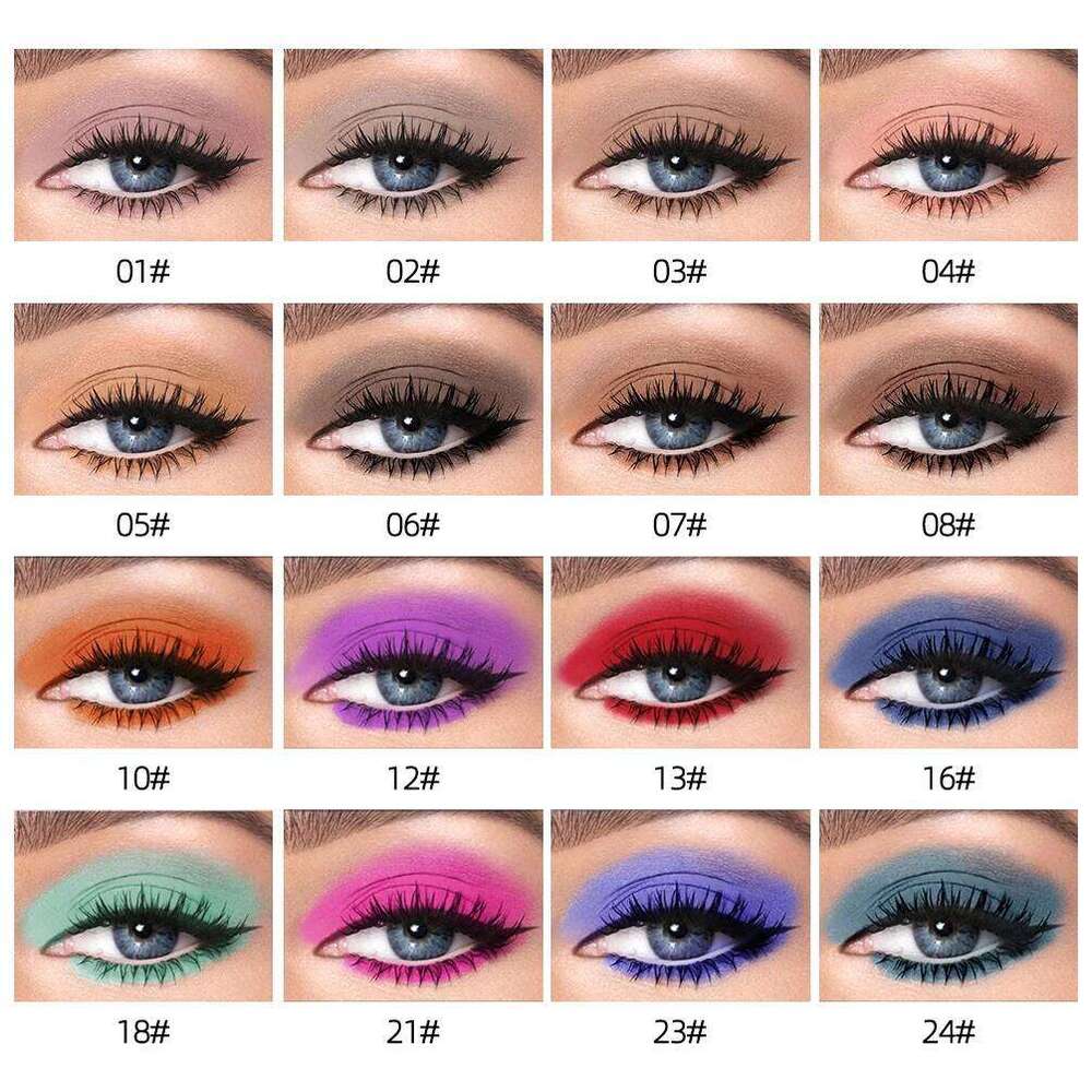 Matte Liquid Eyeshadow Cream Smooth Nude Makeup Long Lasting Waterproof Eye Shdaow Stick Blush Dual pose Contour Shadow X250724