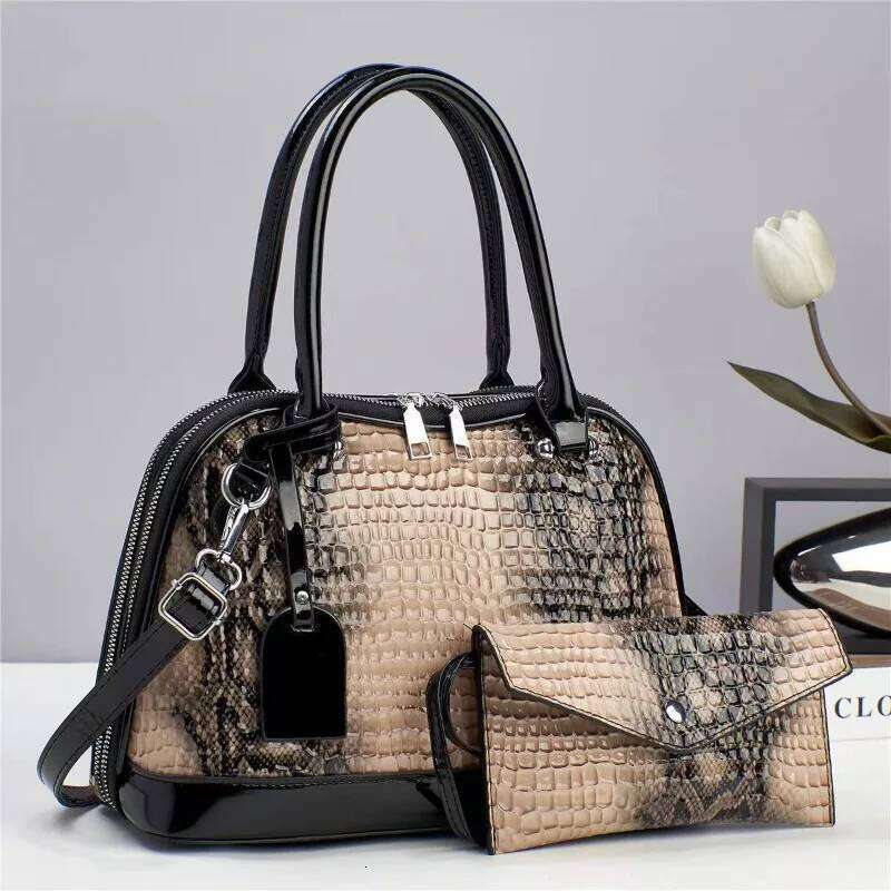 Women's Bags Designer Trend Two Piece Set Women's Layers Brand Tote Bag Leather Handbags Designer Ladies Crossbody Shoulder Bags