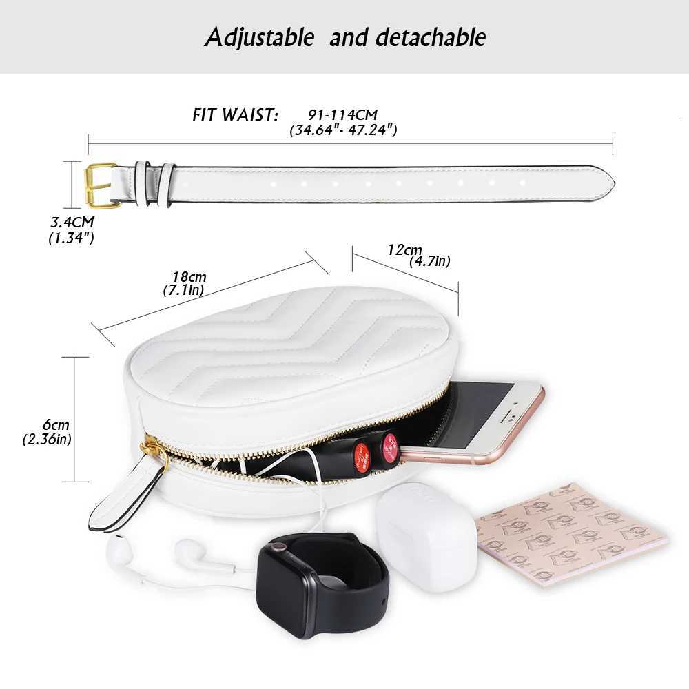 Buylor New Waist Pack For Women Brand Designer Belt Bag Fashion Fanny Pack PU Leather Bum Bags Chest Bag Cute Phone Pocket for Girls G250723