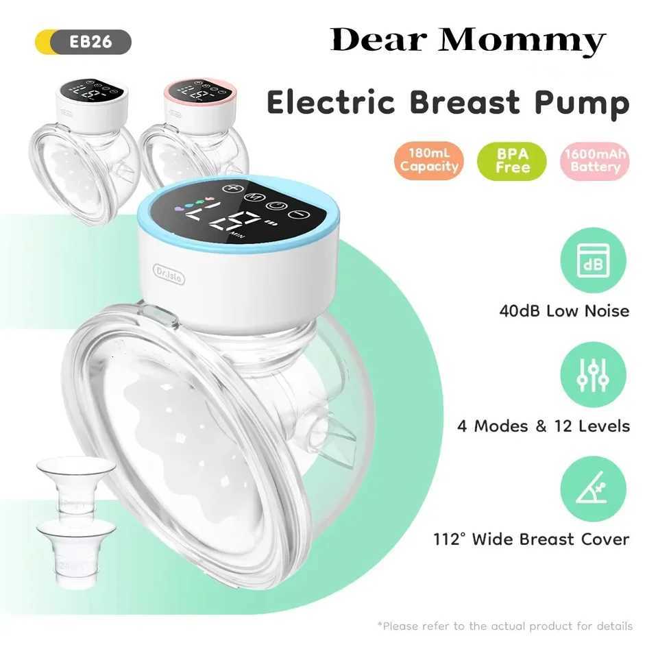 2025 New Portable Wearable Electric Breast Pumps 4 Modes 12 Levels Hands Free Breast Pump Silent With 19/24mm Flange X250724