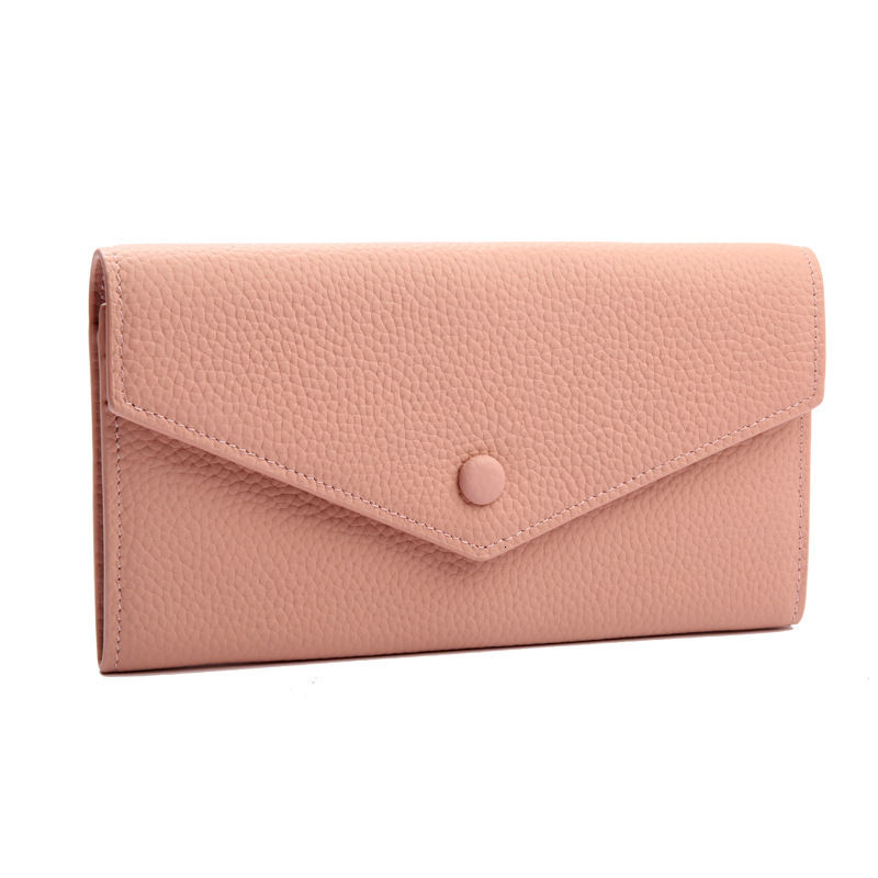 Free Shipping Women's Leather Long Wallet, Multifunctional Large Capacity Wallet, 2025 Designer Bag New Elegant Mobile Phone And Wallet Small Han