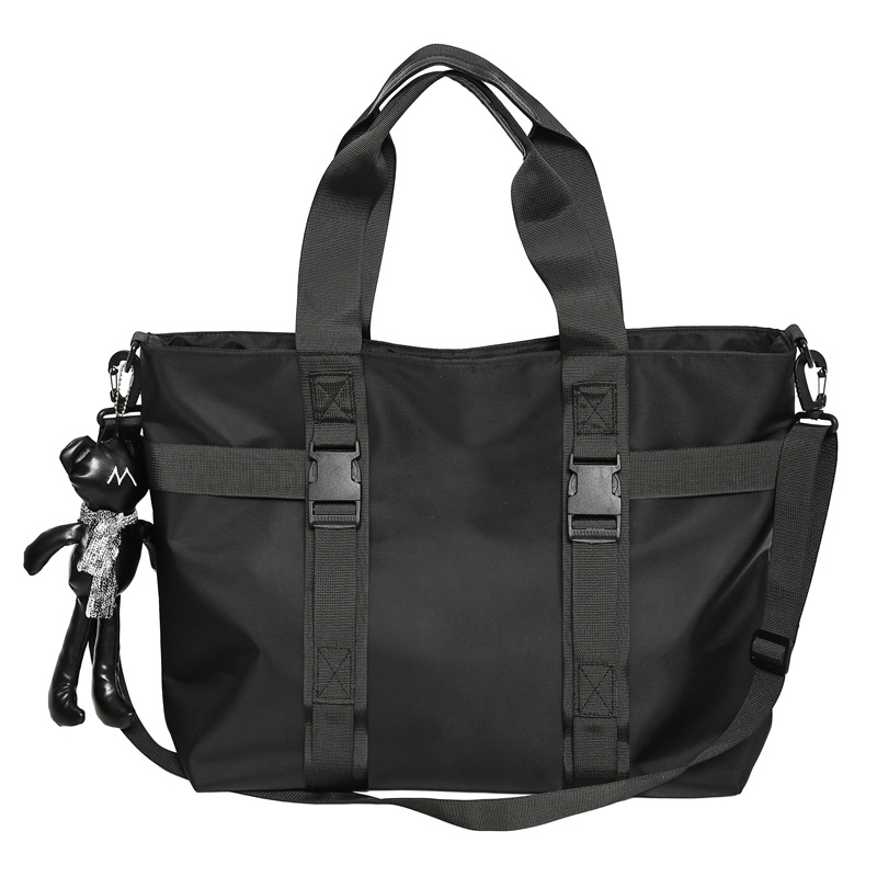 Large capacity handbag Nylon cloth multi-function trend cross body European and American retro lady backpack