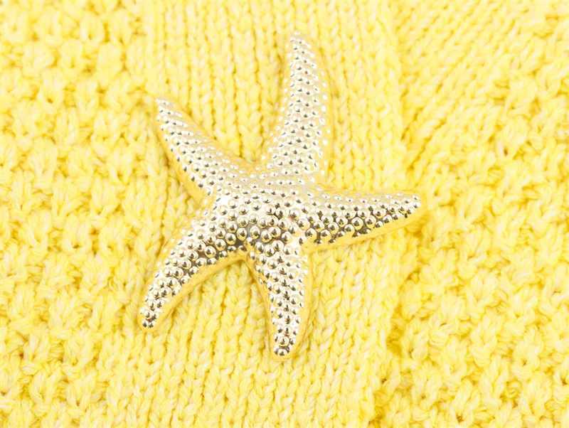 2025 New Summer Style Womens Cardigan Yellow Short-Sleeve Knitted Jacket with Star Button Decoration Casual Fashion X250724