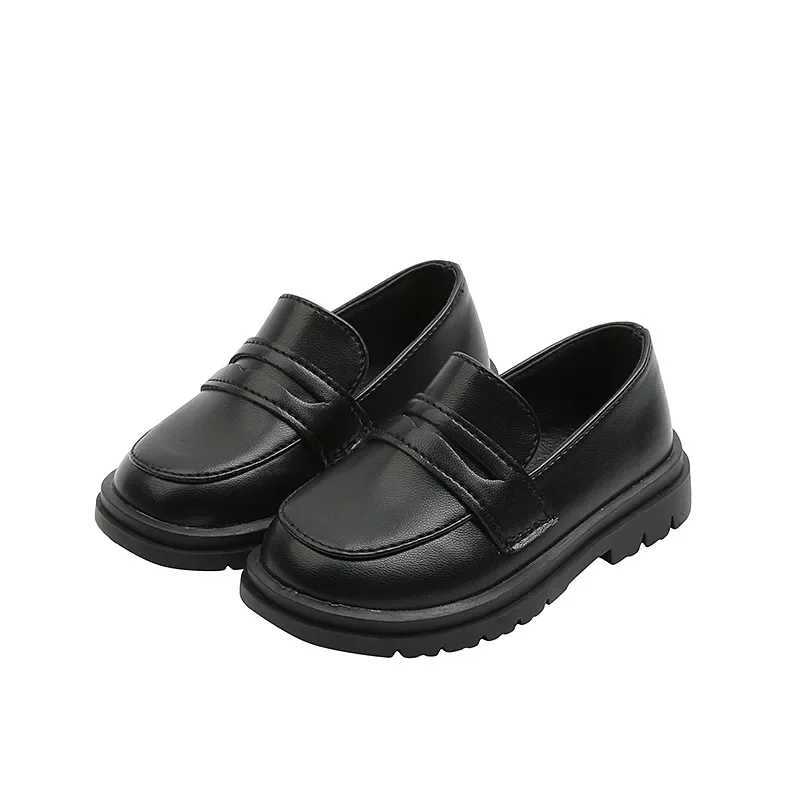 21-36 Children Leather Shoes for Boys Girls Kids Loafers Slip-on School Flats Casual Sneakers for Weddings and Formal Occasions XJ250724