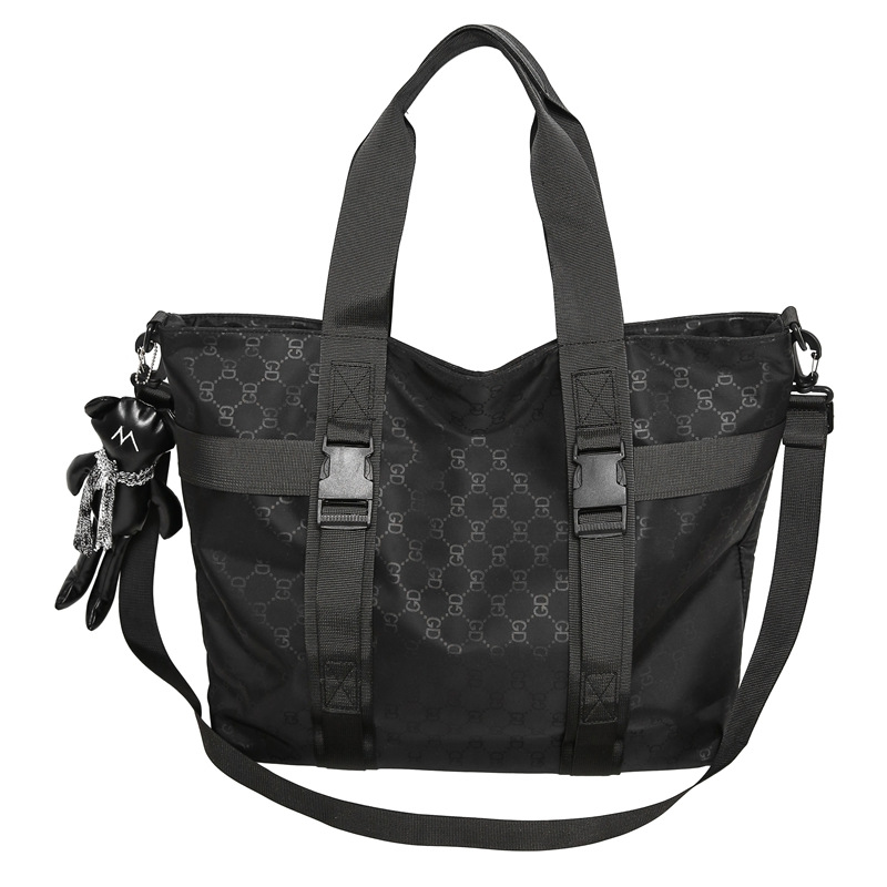 Large capacity handbag Nylon cloth multi-function trend cross body European and American retro lady backpack