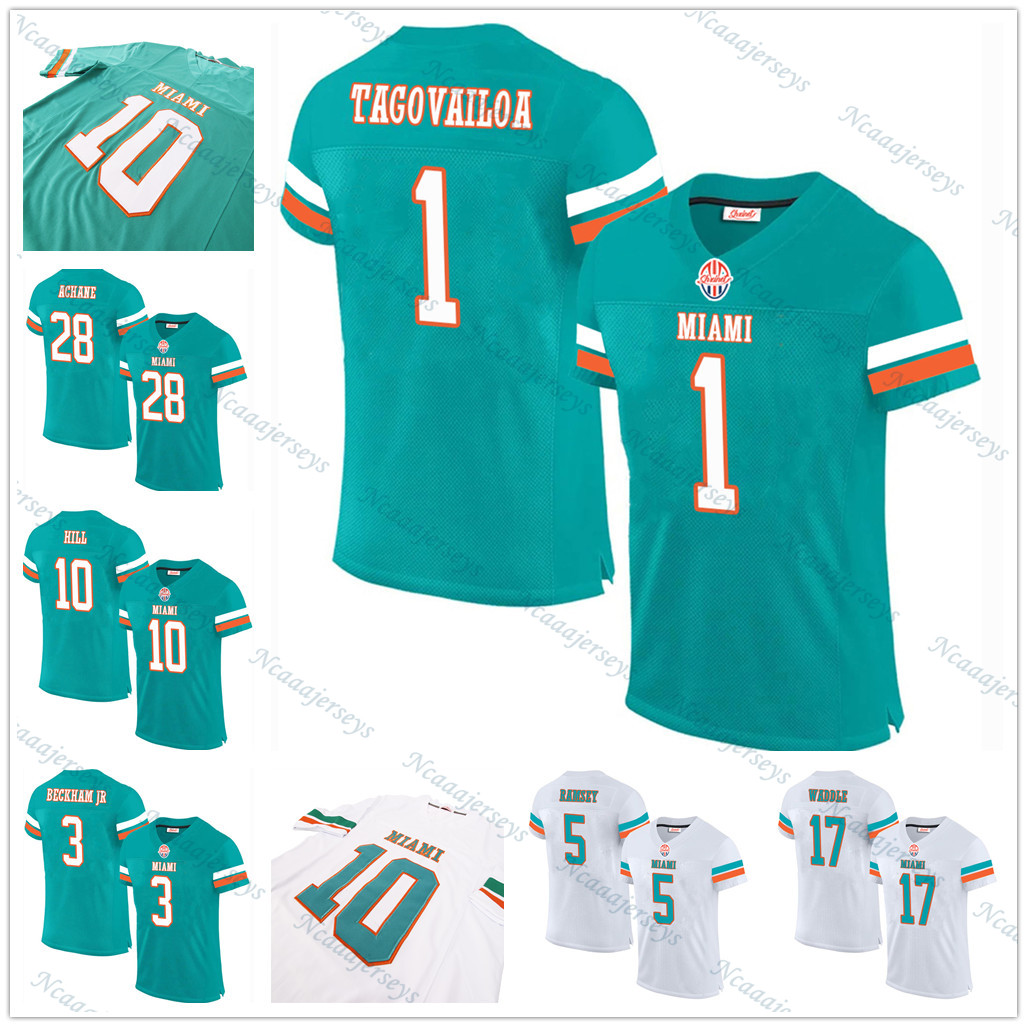 10 Tyreek Football Jersey Custom13 Dan Marino 1 Tua 99 Jason Taylor 17 Jaylen Waddle 8 Jevon Holland 2 Chase Edmond 29 Brandon Jo for Men/Women/Youth Jersey