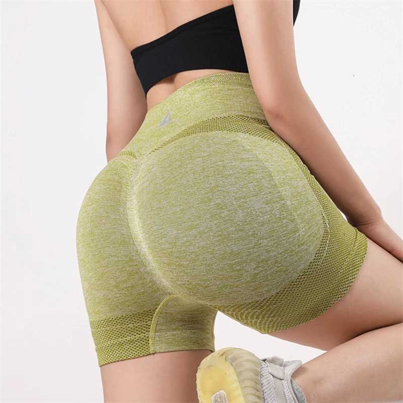 Women Shorts Summer Fashion High Waist Yoga Workout Leggings Scrunch Butt Elastic Female Casual Sport Seamless Fitness Shorts XJ250724