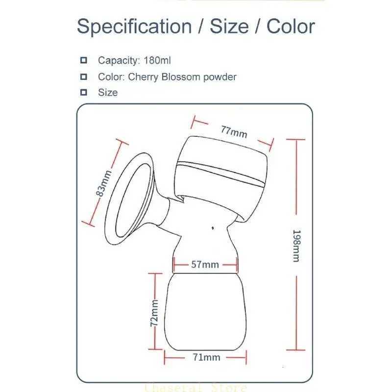 7CE Efficient Breast Single Electric Breastfeeding with Massage Mode I Level Speed Adjustable Skin-Friendly X250724
