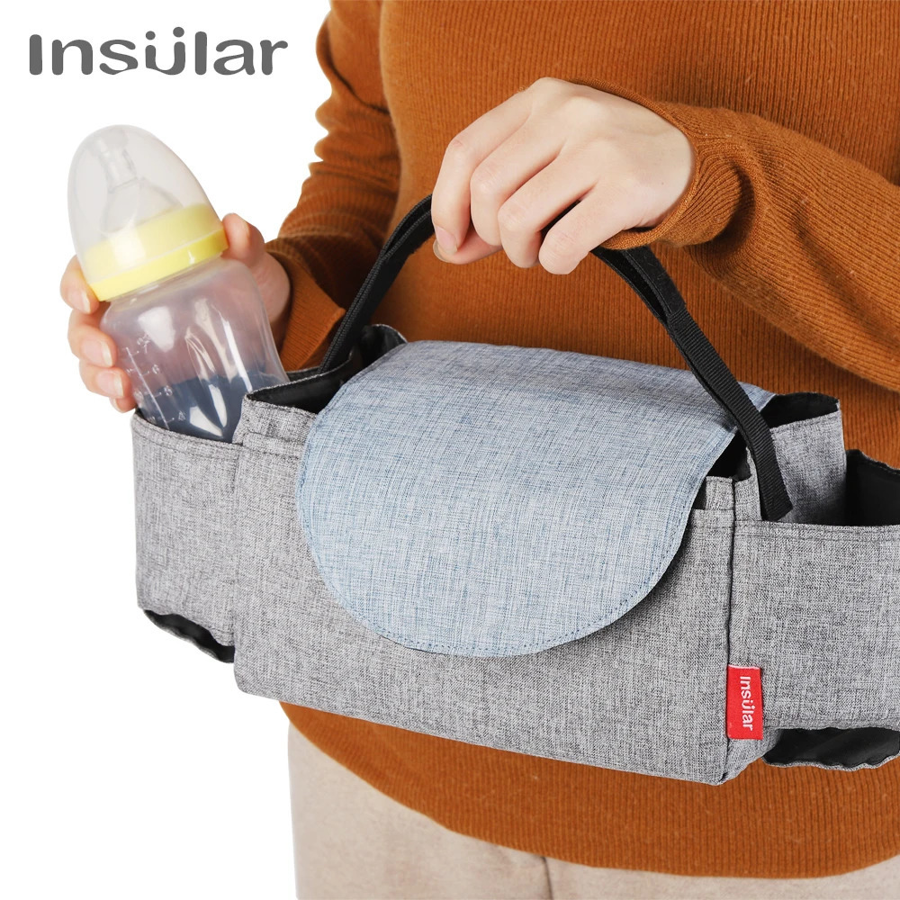 Insular Diaper Bag Baby Milk Bottle Insulation Bags Mummy Storage For Stuff Collection Stroller Accessories Care 250724