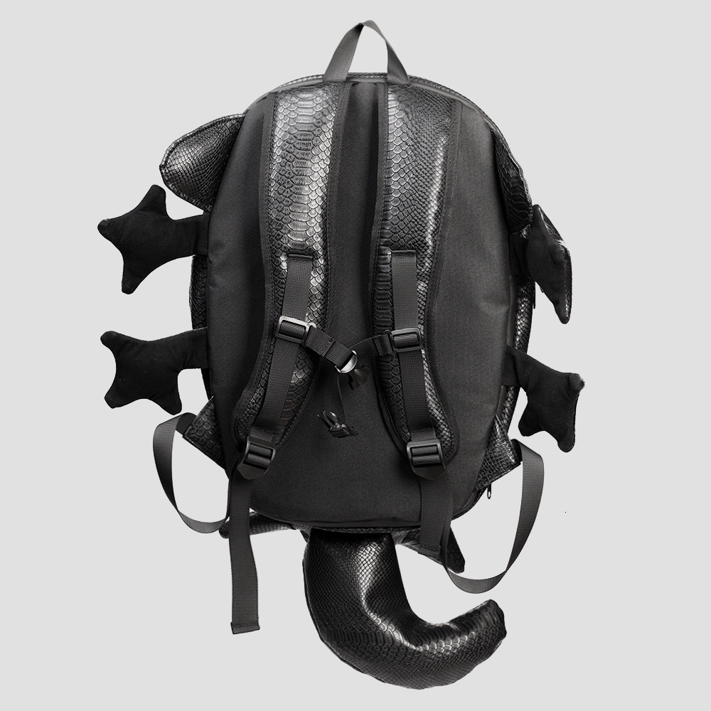 New ins super fire helmet backpack male student motorcycle schoolbag personality monster creative basketball Backpack