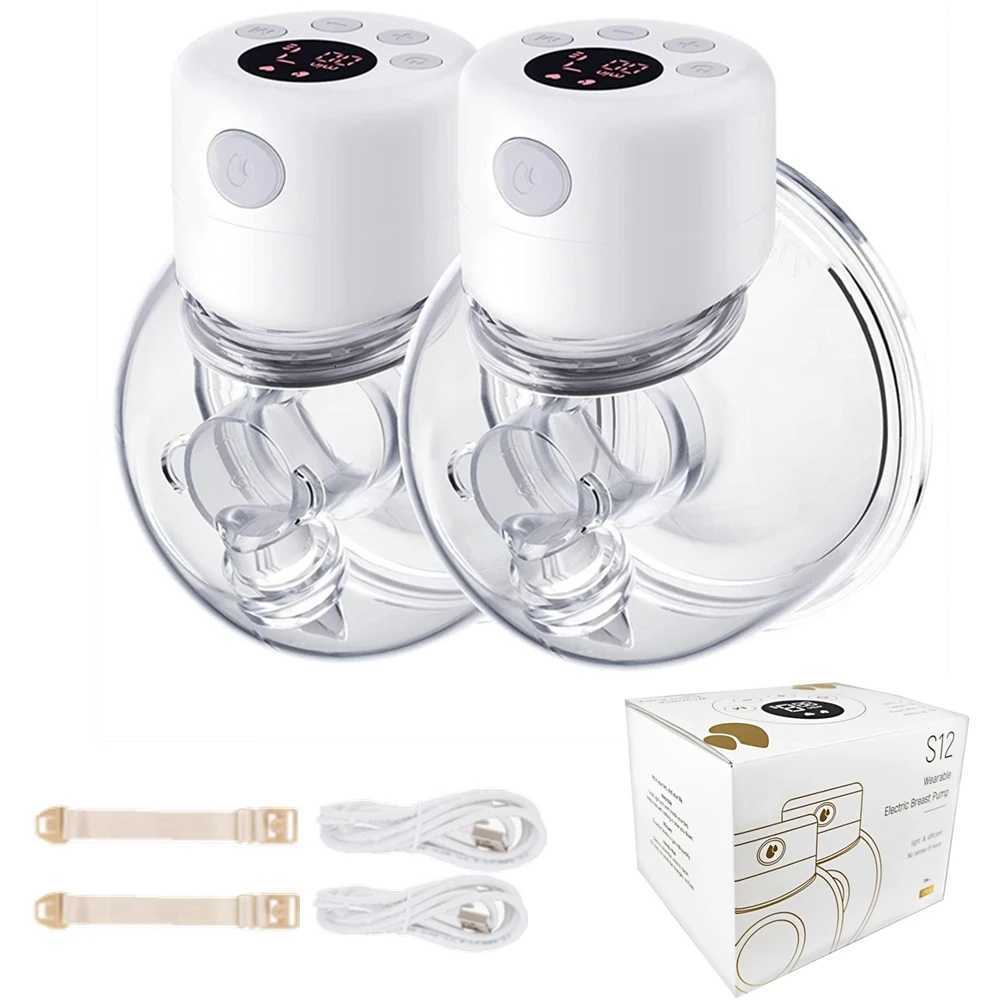 1Pcs/2Pcs Wearable Electric Breast Pump Hands-Free Milk Machine Silent BPA-Free Breastfeeding Milk Collector X250724