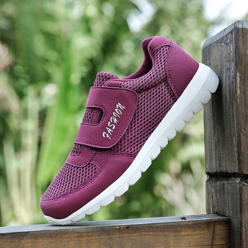 Middle-aged and Elderly Walking Men's Morning Exercise Square Dance Sports Running Women's Safety Outdoor Mesh Shoes