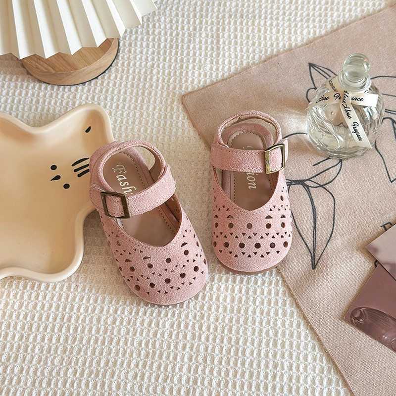 Children Princess Shoes Hollow-out Concise Sle Breathable Kids Flat Shoe Three Colors Summer All-match Comfortable Girls Shoe 23-34XJ250724