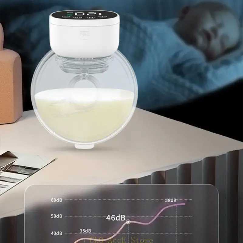 16FE Rechargeable Milker Breastfeeding Pump LED Display 3 Modes 9 Levels Portable X250724