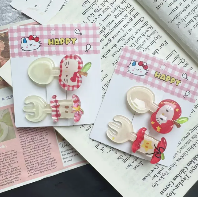 Children Hair Pins Designer sweet Cute cartoon Candy colored clip girly hair accessories fashion Hairpin CLip Barrettes Accessories Hairgrips