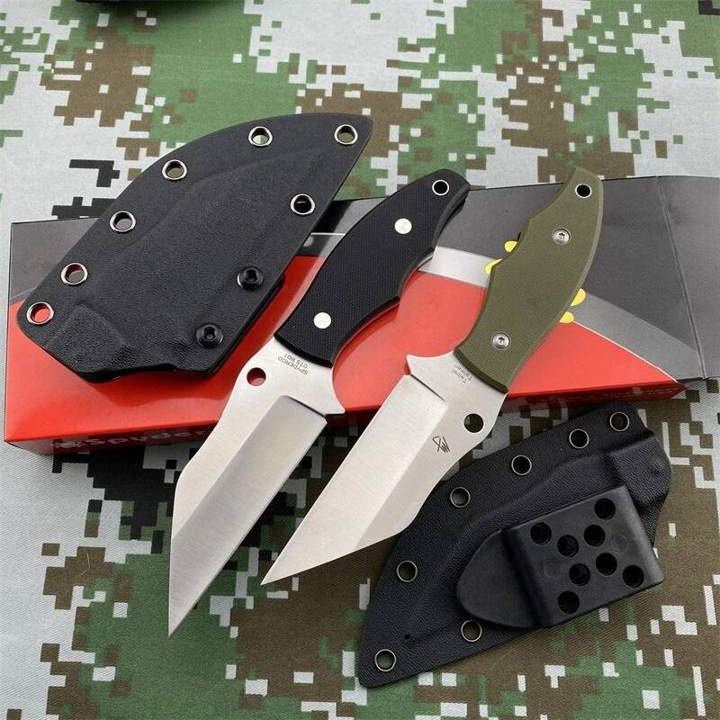RONIN FB09 Tactical Fixed EDC Outdoor Hunting Survival Straight Knife D2 Blade G10 Handle with Kydex Sheath Knives high-quality