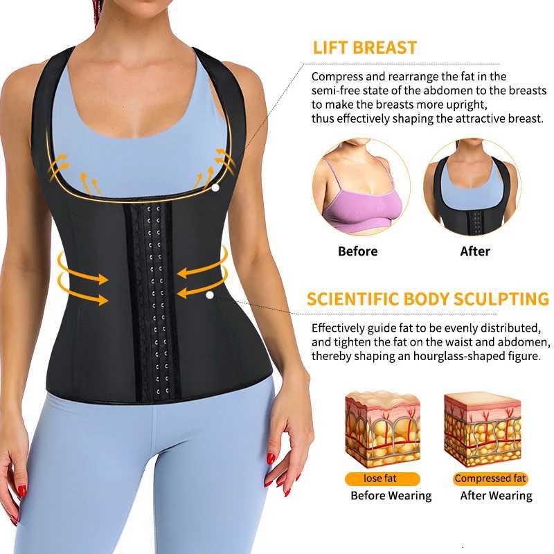 Womens Latex Underbust Waist Shapewear Cincher Corset Body Shaper Steel Bone Corset Slimming Vest Plus Size Girdle Belt W250724