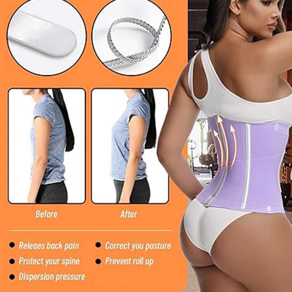Women Binders Waist Corset Body Shaper Slimming Hourglass Waist Belt Tummy Control Daily Flat Belly Postpartum Girdle W250724