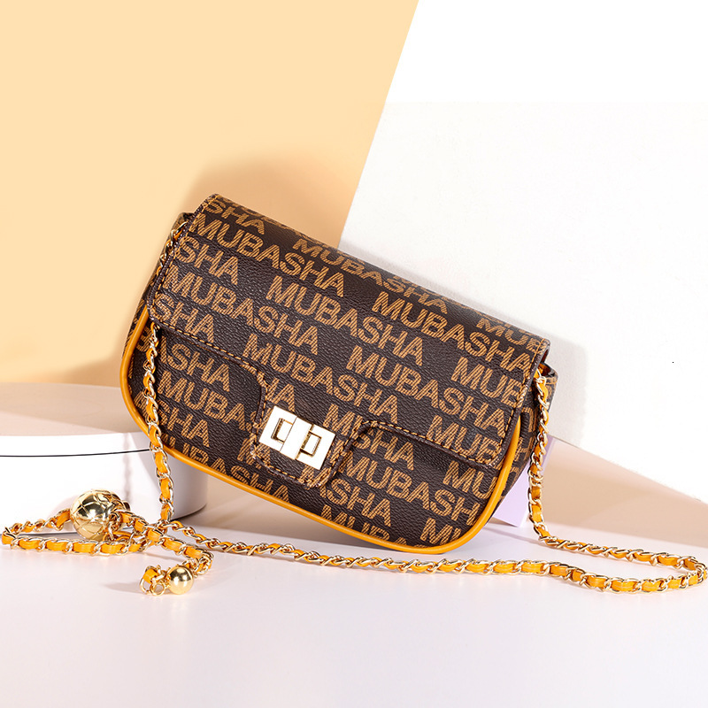 Designer Trendy Fashion Vintage Chain Small Square Stylish Shoulder Personality Simple Crossbody Light Luxury Women's Bag