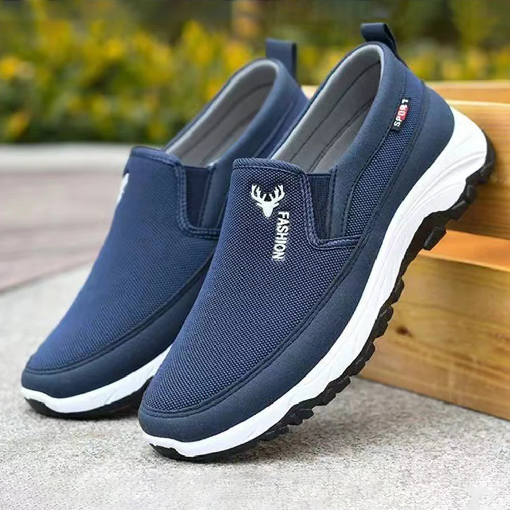 Men Running Hiking Sneakers Breathable Orthopedic Travel Plimsolls Non-Slip Comfortable for Outdoor Activity Hiking Walking 250716