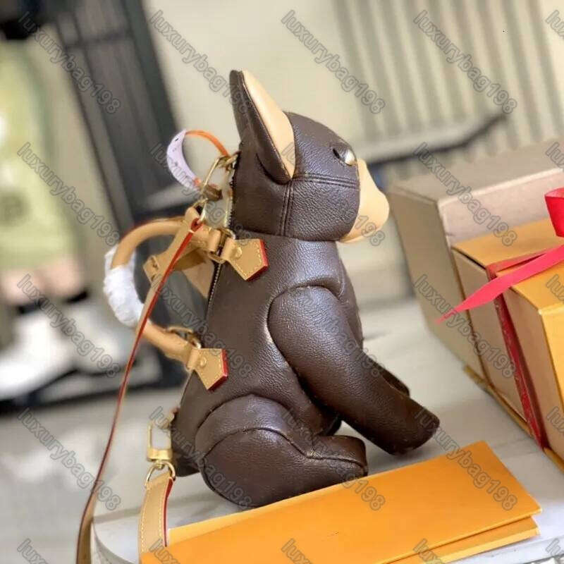 12A Designer High Quality French Bulldog Bag Dog Bag Leather Bag Crossbody Bag Shoulder Bag Luxury Cute Animal Bag