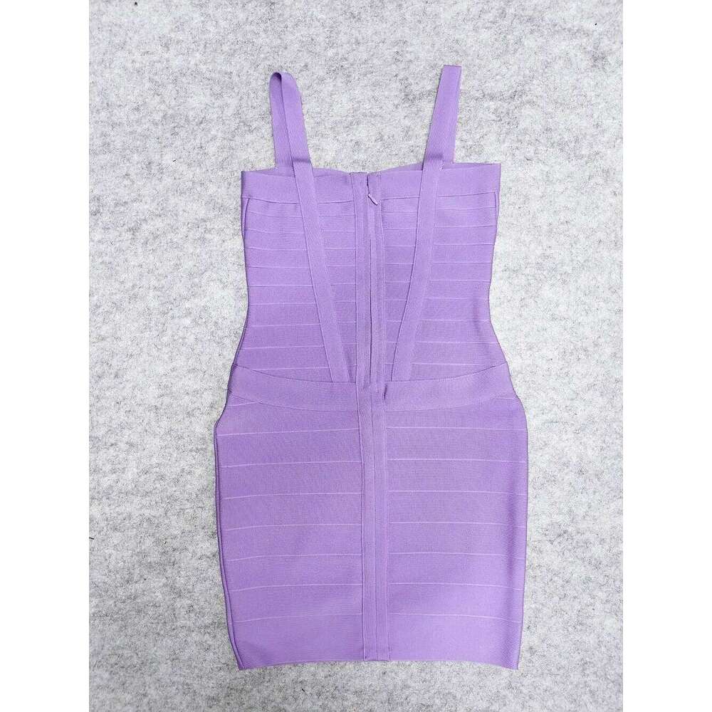 Designer niche beaukey blue Italian surface listed strap ladies mini bandage sexy knee above length bodycon party club dress xl