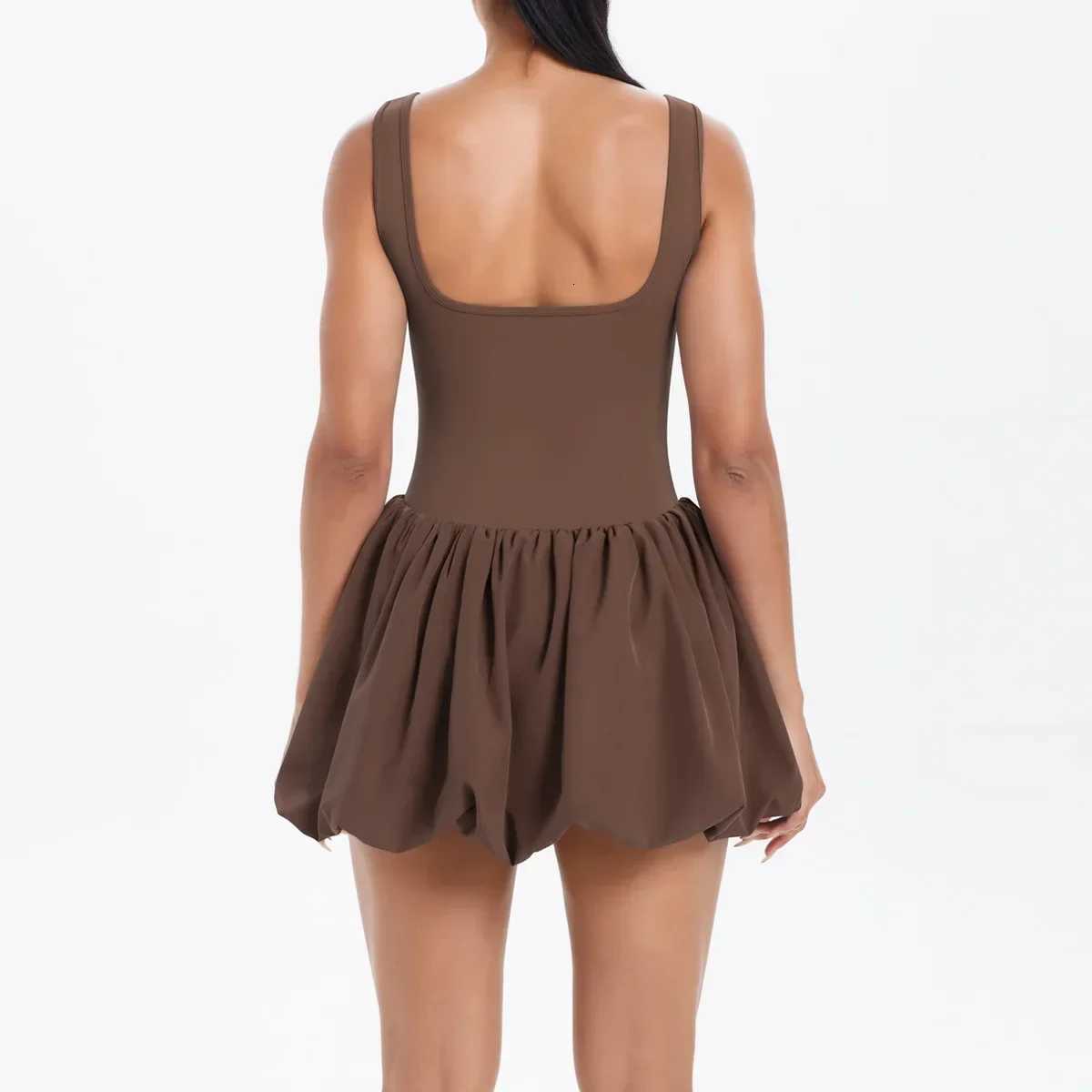 Tennis Skirt Sports Fitness Nude Breathable Anti-Light Golf Badminton Running Casual Workout Clothing Gym Yoga Suit for Women XJ250724