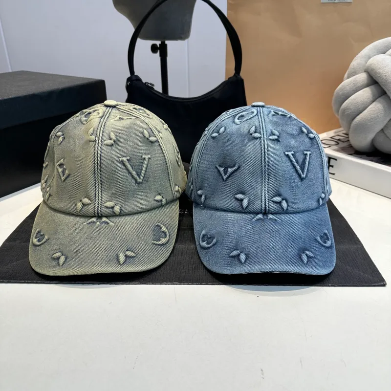 Designers cap Classic casquette Cowboy hat Embossed logo Breathable Women Men gift Street Caps Fashion Baseball sunshade Cap Sports Outdoor Travel Sun Hat