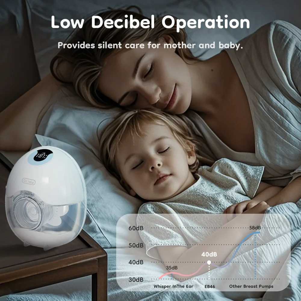 Electric Wearable Breast Pump Hands Free Portable Full Automatic Breast Pump Breast Milk Machine for Mother and Baby Supplies X250724