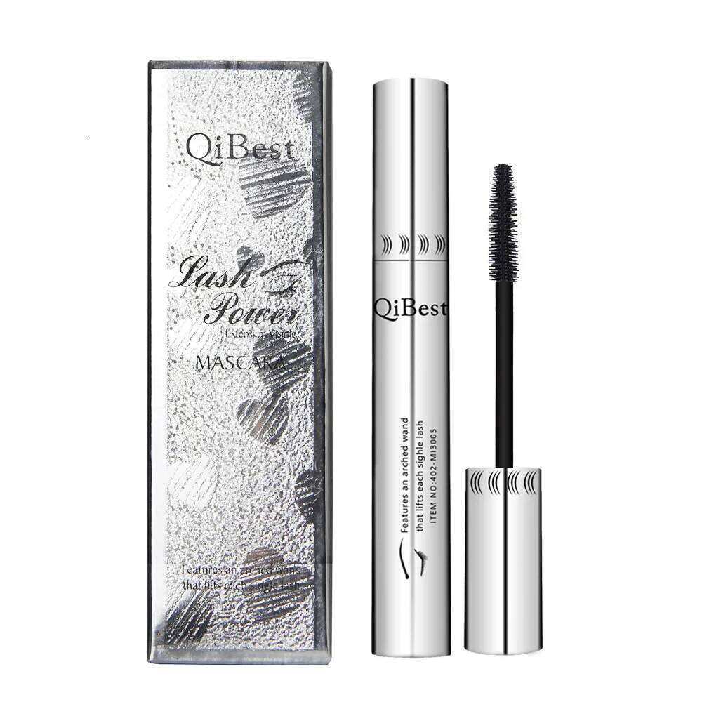 QIBEST Curling Ever Thick Black 4d Waterproof Sweat Proof Long Lasting Fast Dry No Blooming Mascara X250724