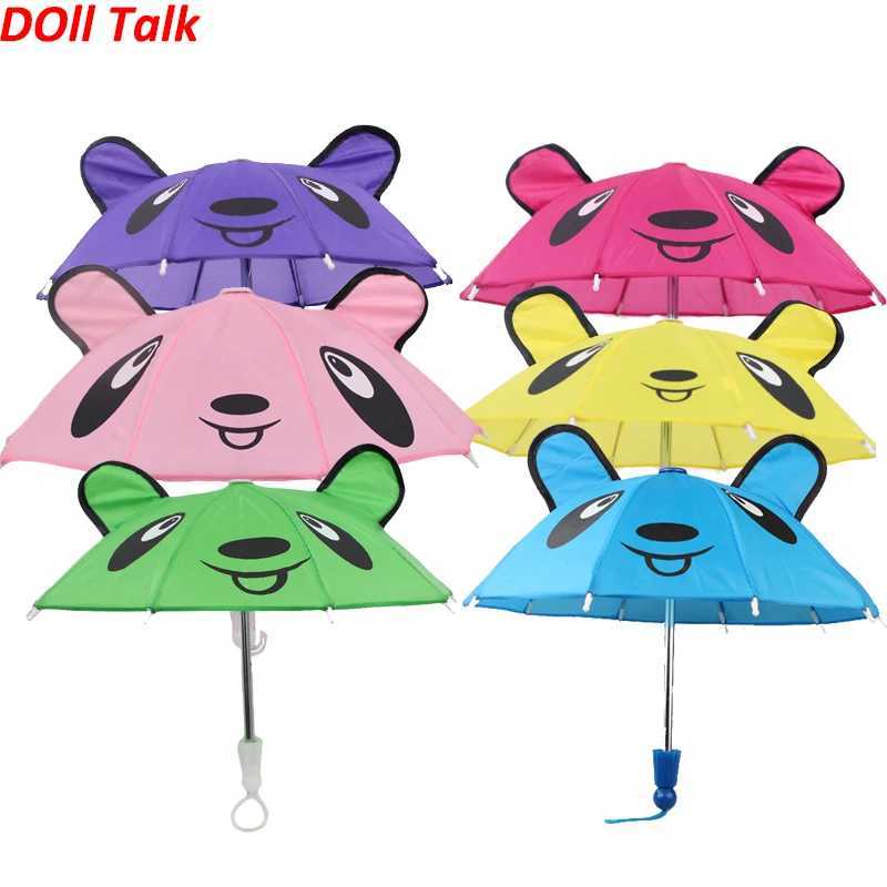 18-inch Dolltalk American Cute Girl Doll Sun Umbrella Also Suitable for Rainy Days Doll Accessories Random Color DIY Dress Up R250724