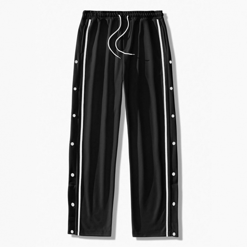 Free shipping designer pants for man Buckle casual pants high street trendy brand