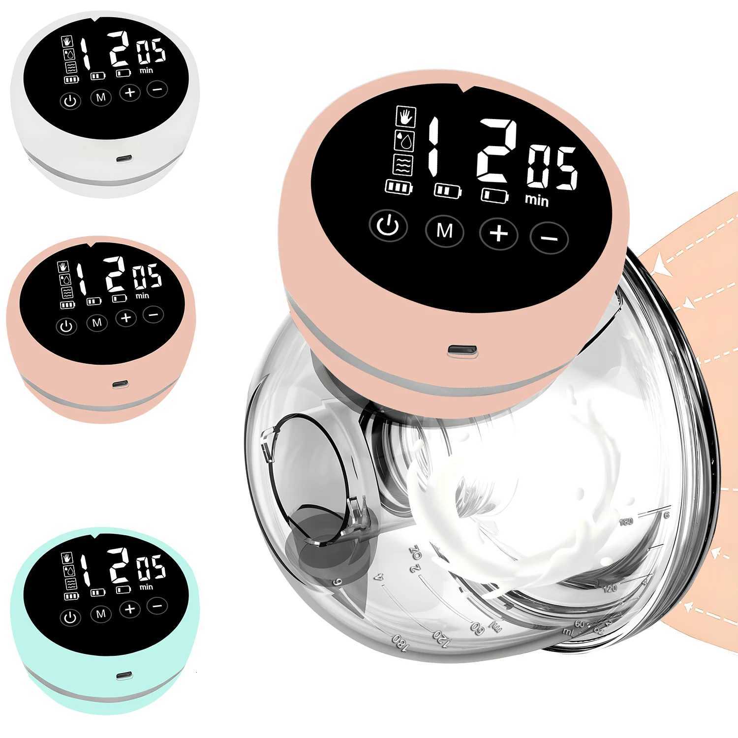 3-Mode Smart USB Charge Wearable Electric Breast Pump Milk Collectors Portable Breast Milk Pump Machine X250724