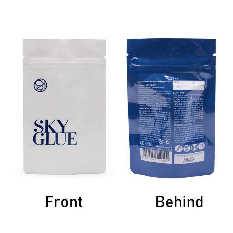 10 Bottles SKY Glue For Eyelash Extension Korea 5ml Black Red Blue Cap Beauty Health Lava Lash Shop Makeup Tools Adhesive X250724