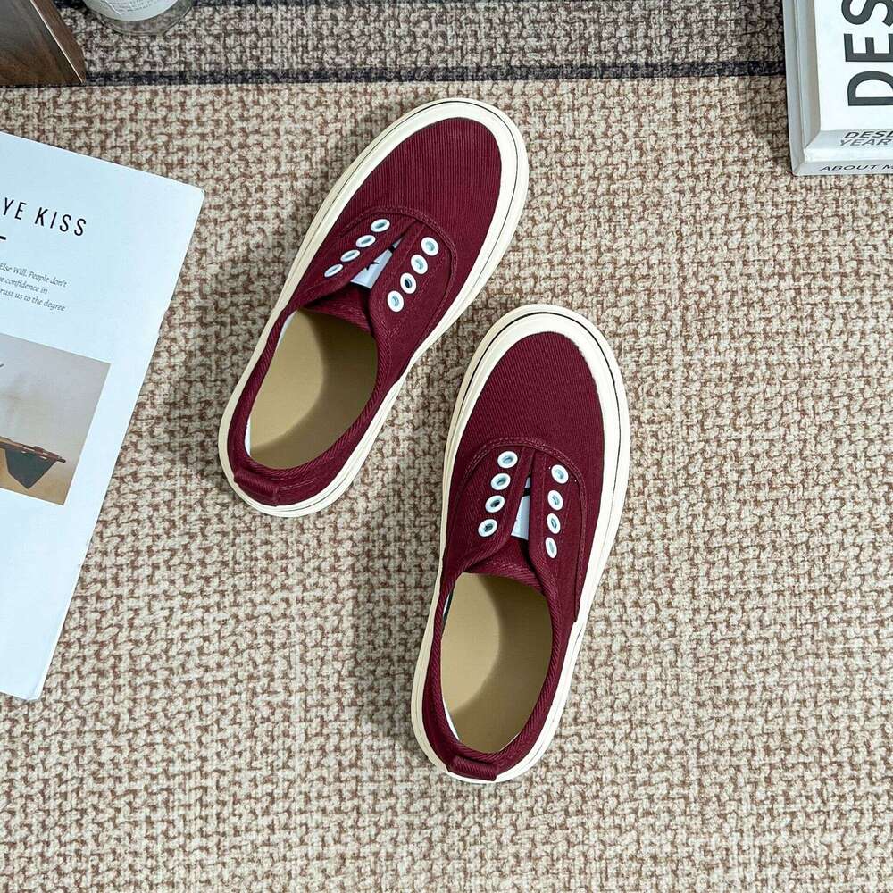 Summer New Thick-Soled Casual for Women, Versatile Flat Shoes with High-End College Style