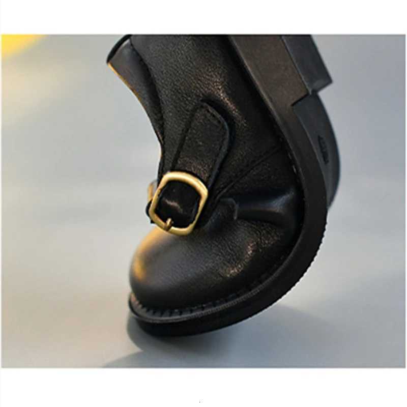 New High-end Genuine Leather Baby Girls Leather Shoes Spring Cowhide Soft Bottom Princess School Shoes Boys Flats Shoes XJ250724